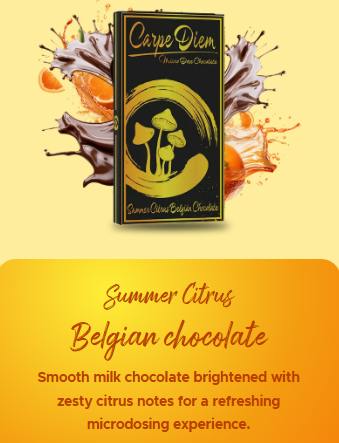 Sacred Journey Mushroom - Summer Citrus Belgian Chocolate