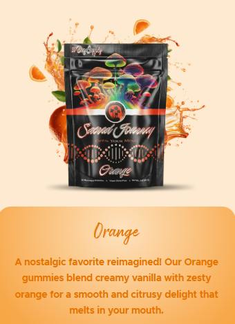 Sacred Journey Mushroom - Microdose Gummies - Orange