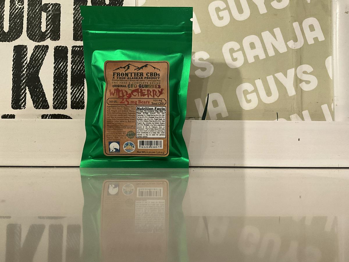 10ct 25mg Bears Wild Cherry (250mg total) Bag