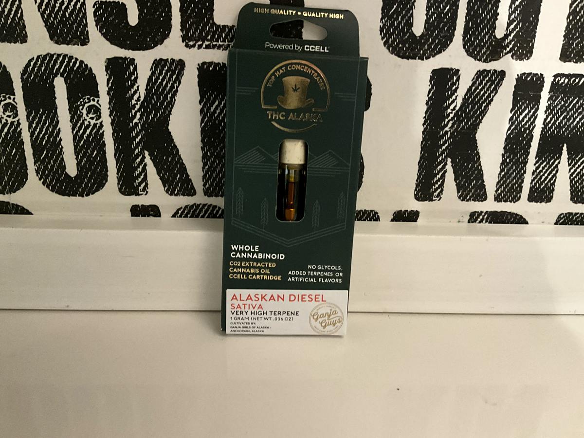 Top Hat Alaskan Diesel 1g Cart (Sativa)
