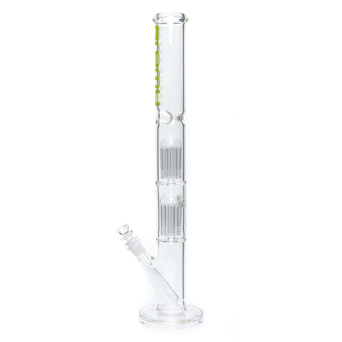 Blown Double Percolator Straight Green