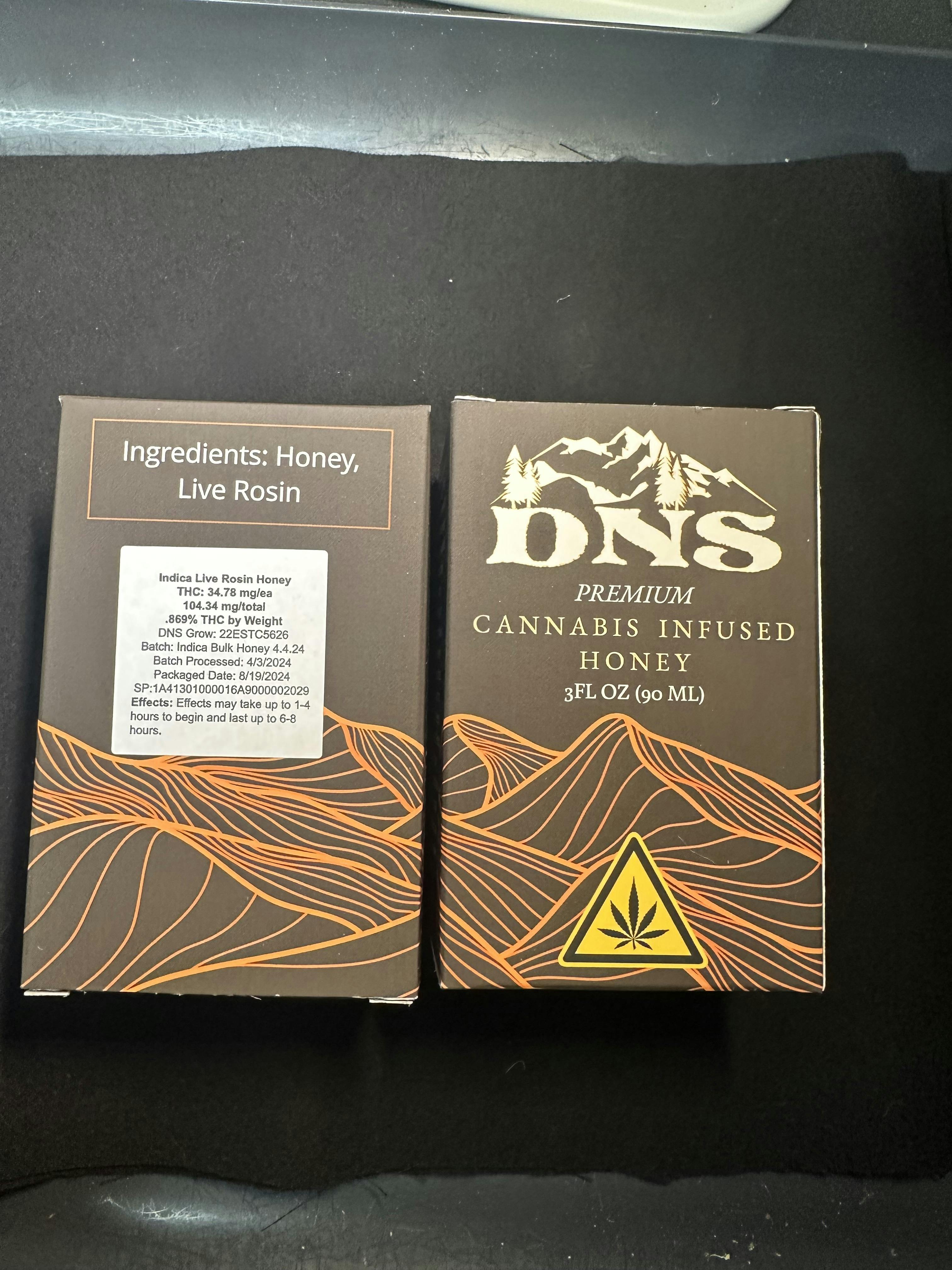 DNS - Honey - Indica - 34.786% THC per serving