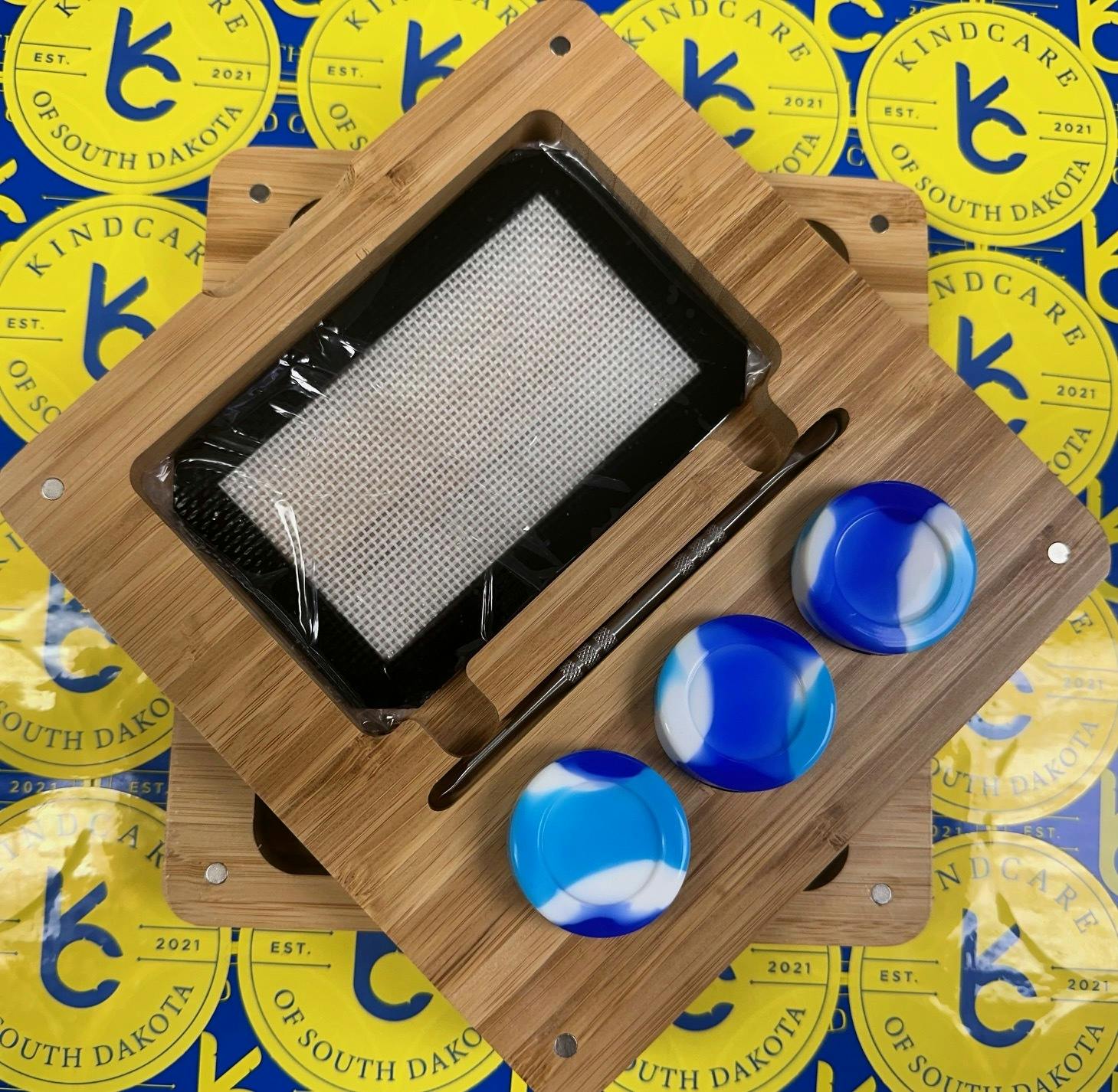Bamboo Dab Tray Box Set