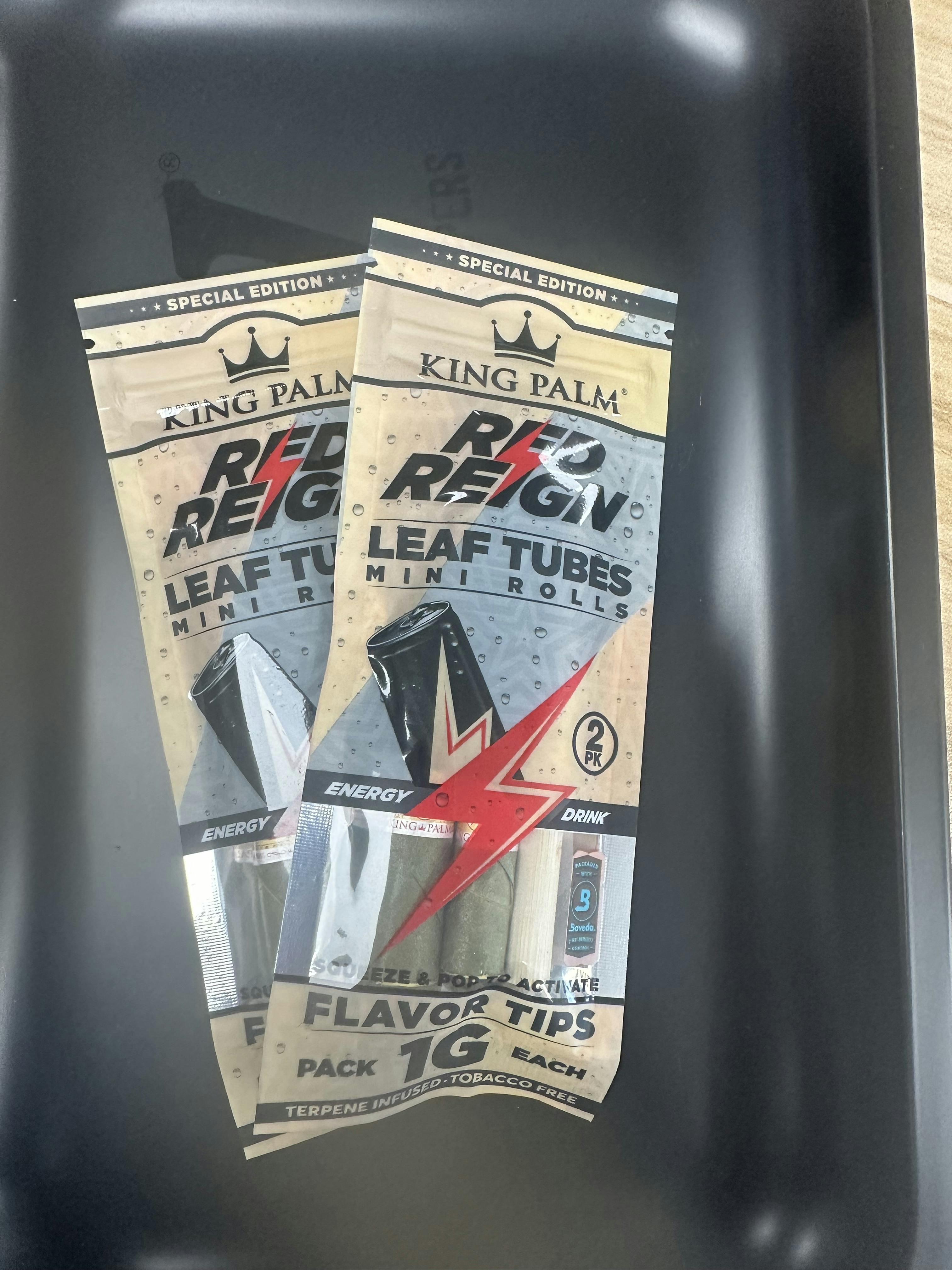 King Palm - leaf tube mini rolls - energy drink flavor