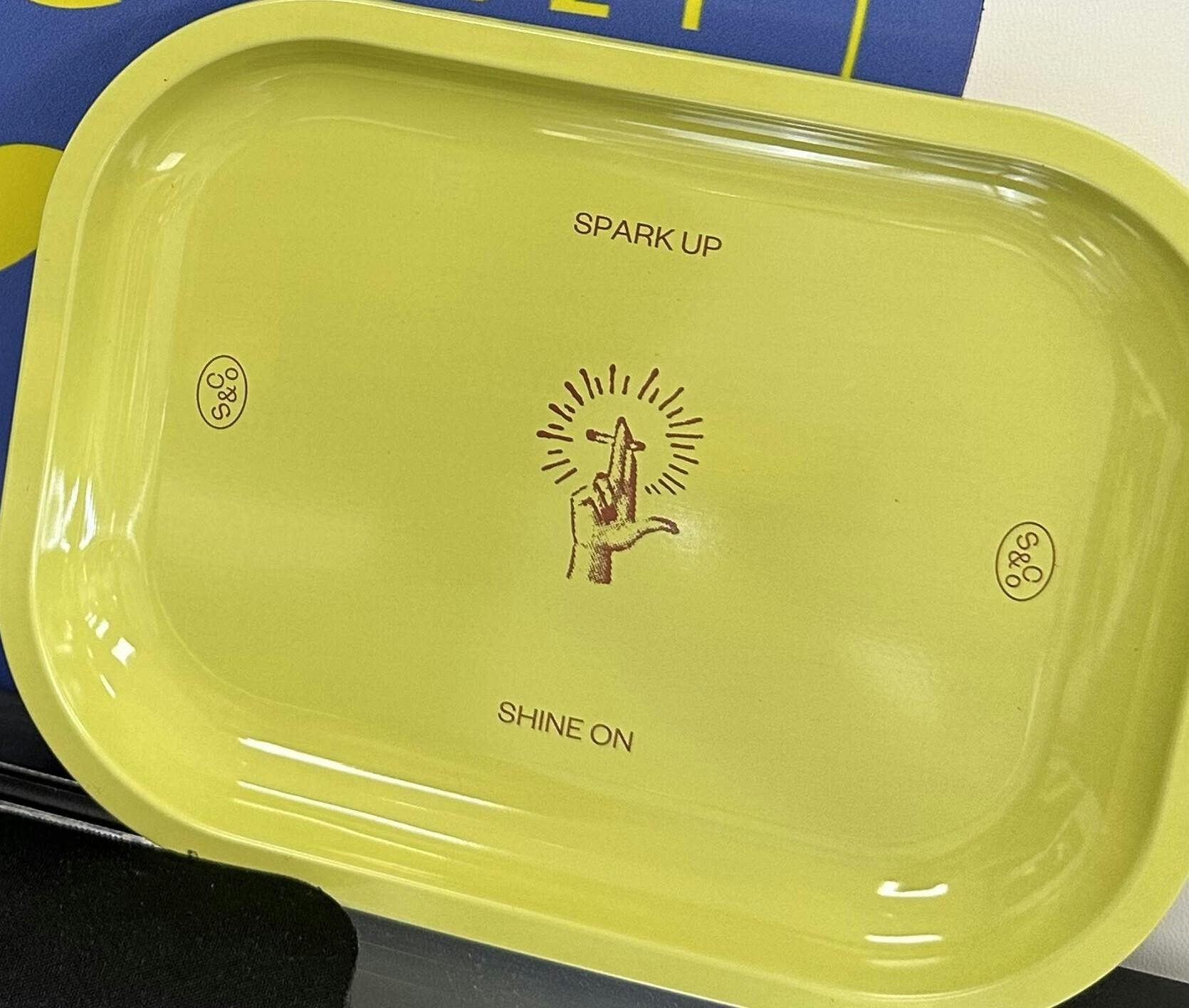 SACKVILLE Rolling Tray Yellow