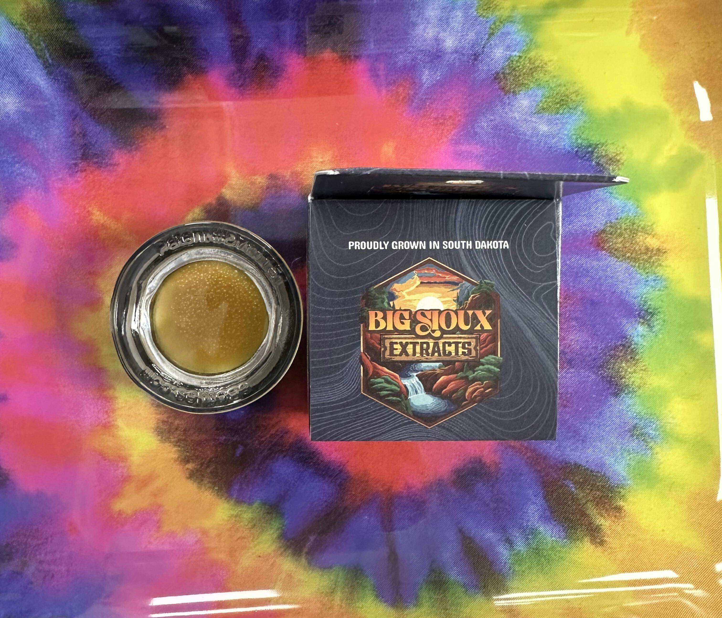 Big Sioux Bud - Deep Space 1g Cured Resin Dabs - Indica