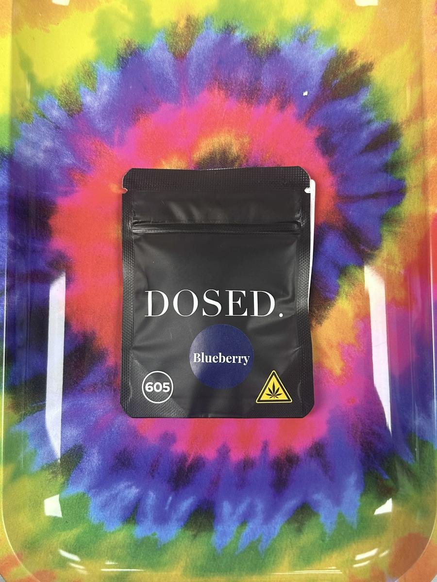 605 - DOSED Indica Blueberry 2pk Gummy - 54.28mg each
