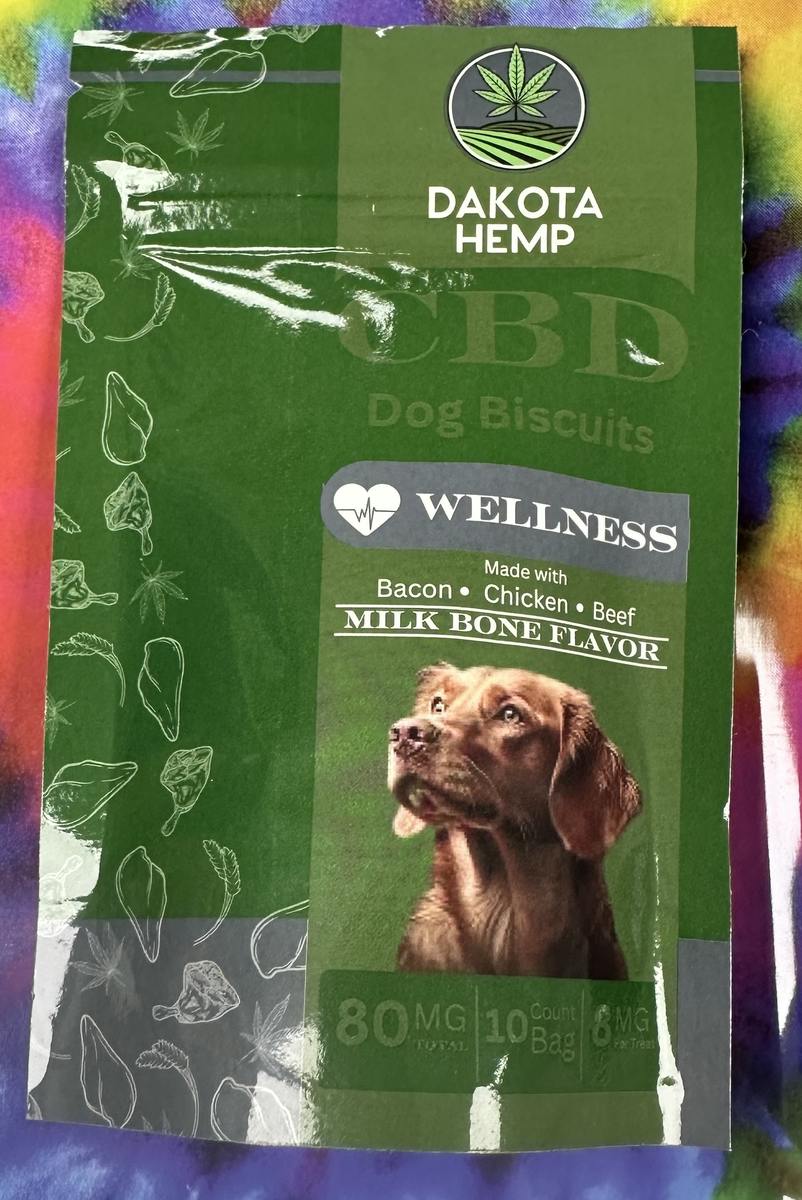 Dakota Hemp - CBD 80mg dog biscuits 10 count