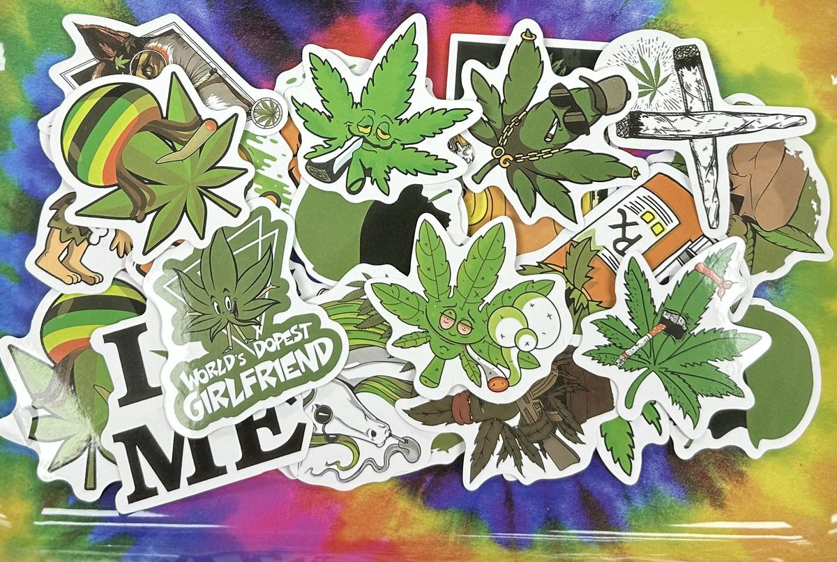 Wacky Weed Stickers