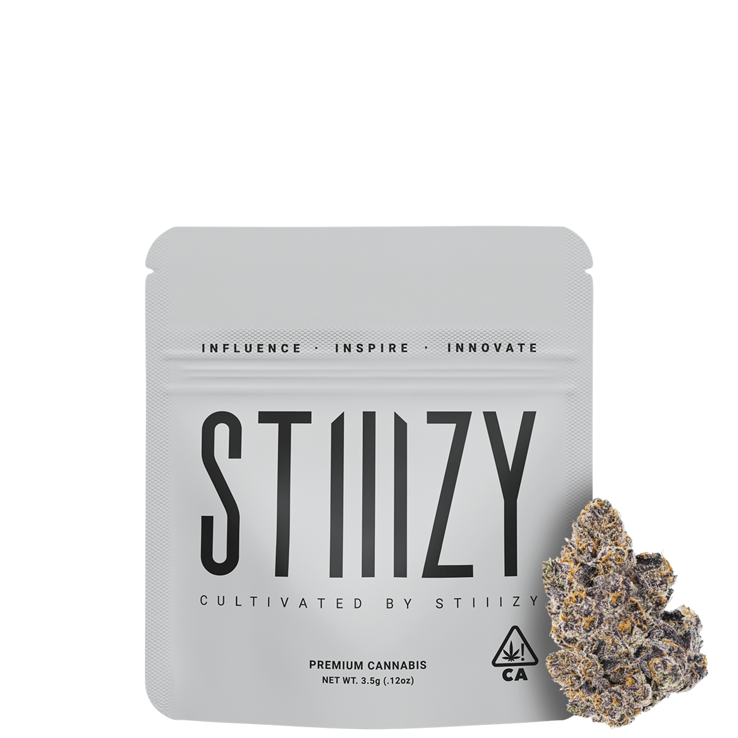 STIIIZY - White — Label - Blueberry Muffin