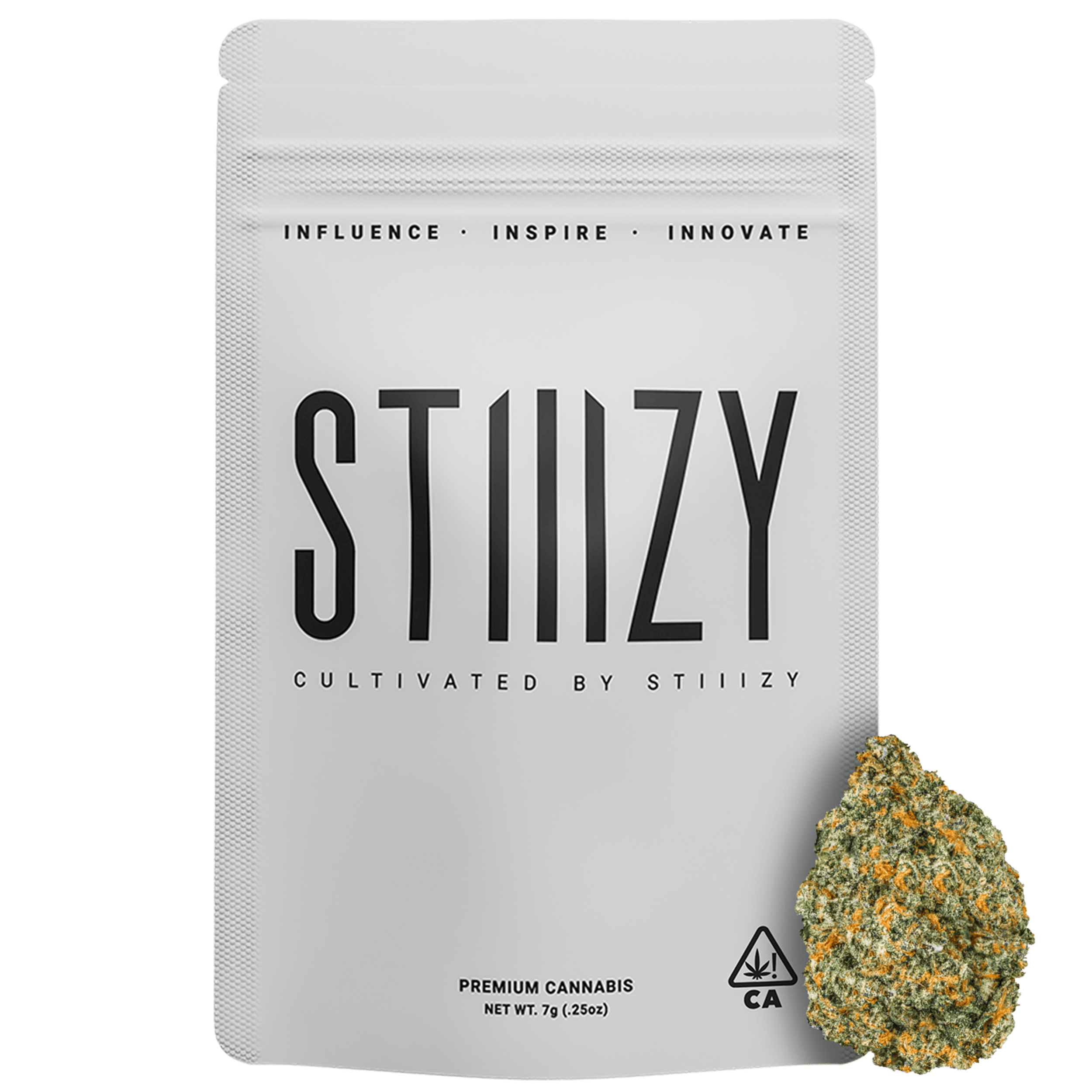 STIIIZY - White — Label - Orange Crush
