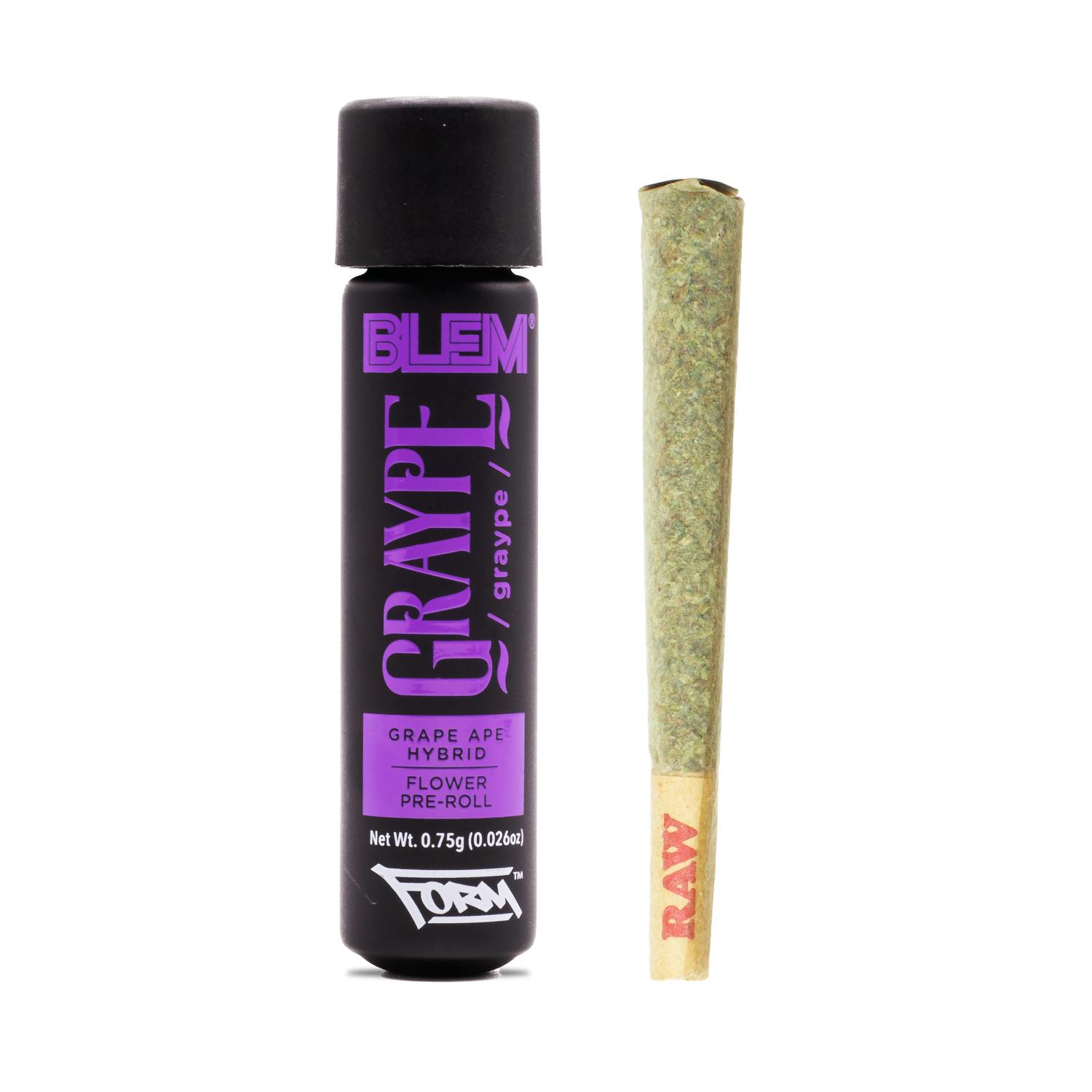 BLEM - INDOOR PREROLL - GRAYPE - 0.75G