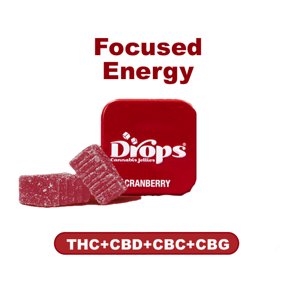 CBD GUMMY - 1:1:1:1 CRANBERRY SINGLE - 200MG