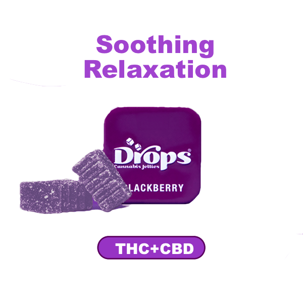 CBD GUMMY - 1:2 BLACKBERRY SINGLE - 300MG