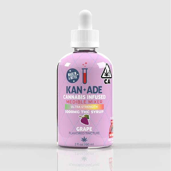 KAN ADE - THC TINCTURE - GRAPE - 1000MG