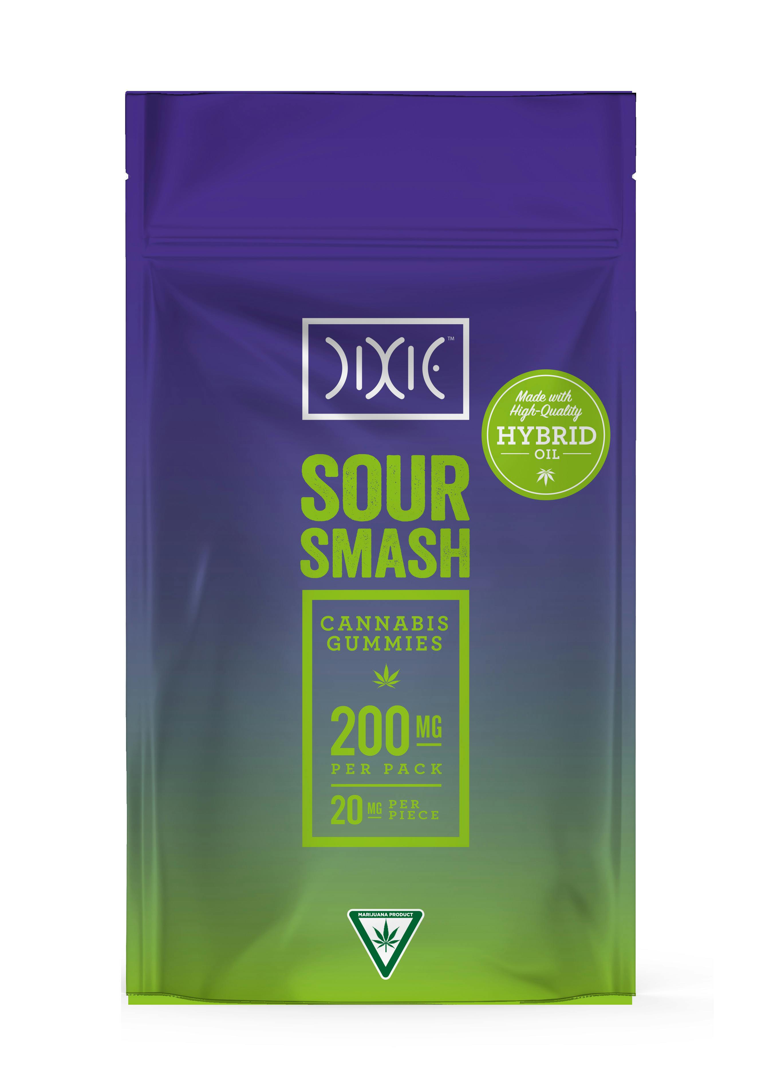 Dixie Sour Smash Gummies 200mg (10x20)