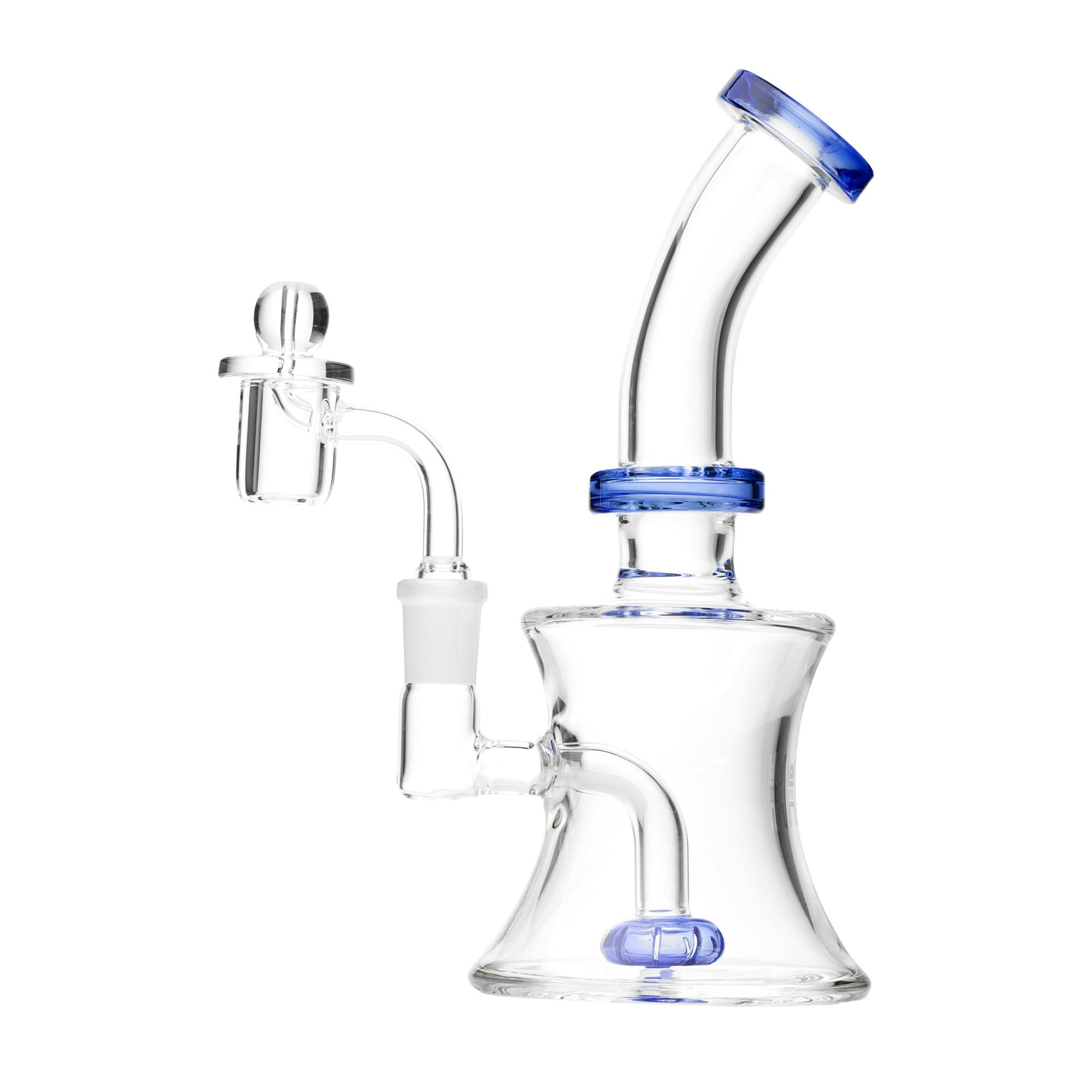 HG | 8" Oil Can Rig - Light Blue Accents