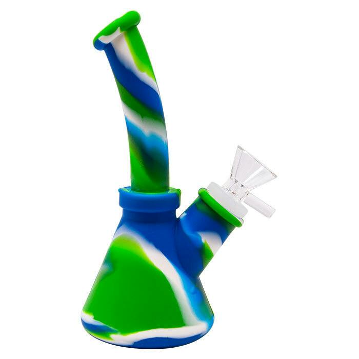 Assorted Silicone Bong 6.5"