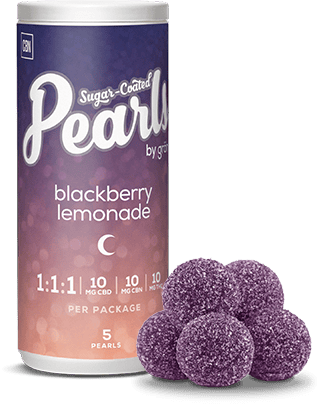 Pearls - Blackberry Lemonade 1:1:1 CBN/CBD/THC 5pack