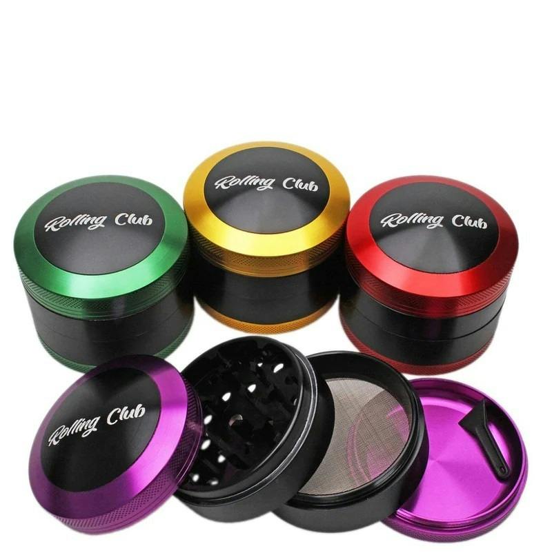 Rolling Club 4 Piece - 2.5" Gold Grinder