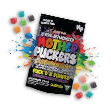 Mother Puckers - Live Rosin Gummies - Puck'd & Pumped - Charged - Super Sour Chews - 200MG