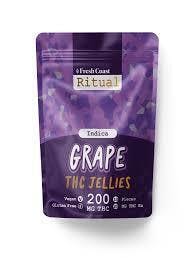 Jellies - 200mg Gummies - Grape