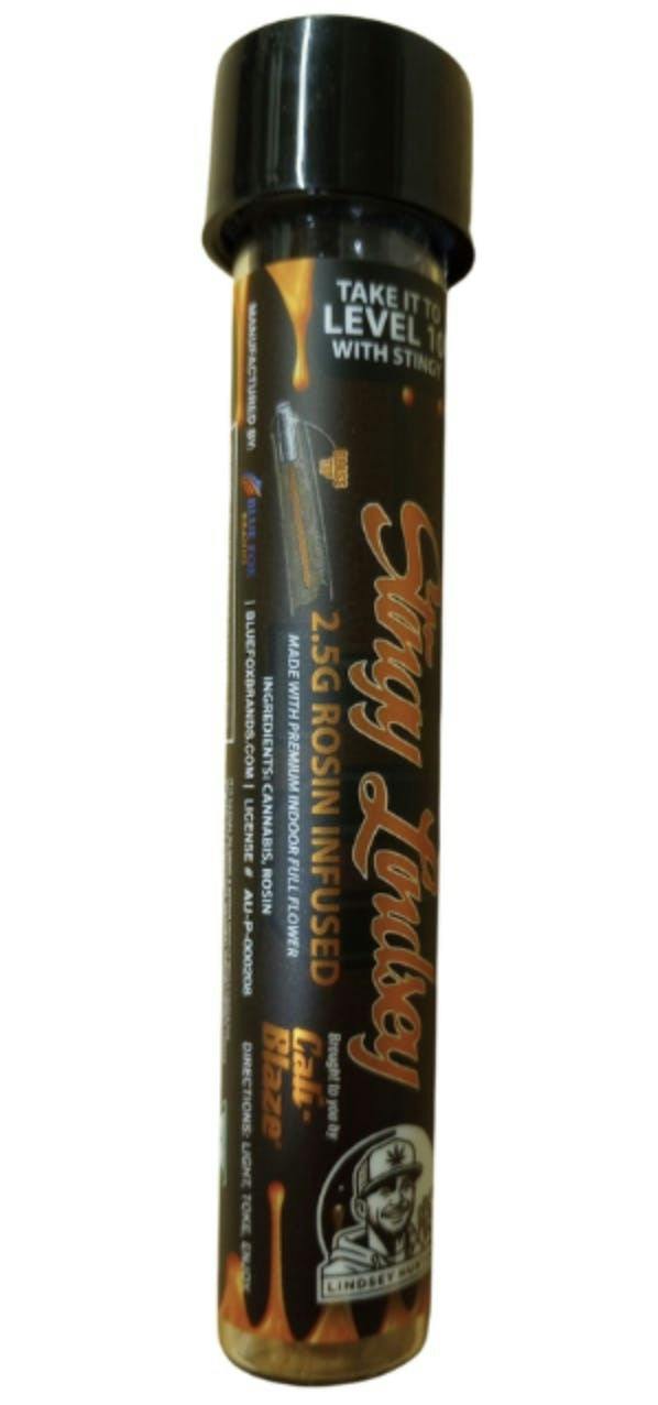 Garlic Breath | Stingy Lindsey Rosin Infused Blunt | 2.5g by Cali-Blaze