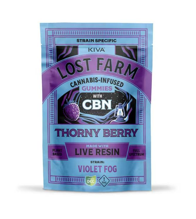 Lost Farms - Live Resin CBN Gummies - Thorny Berry - 200MG