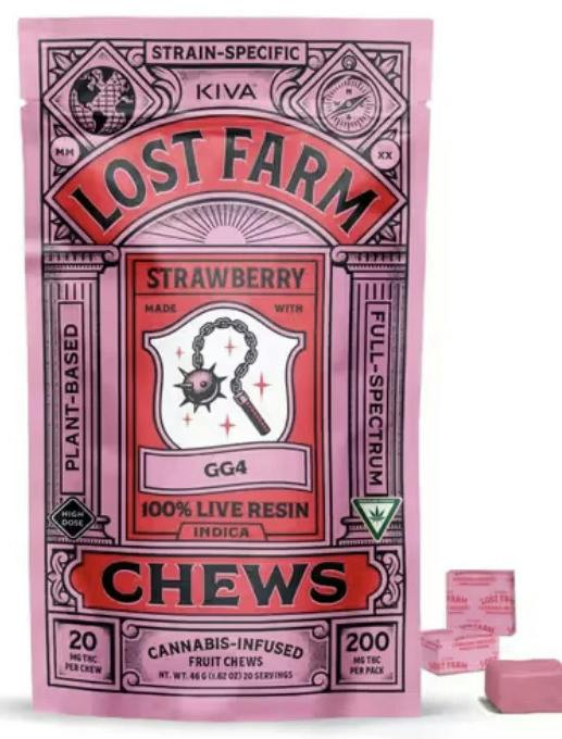 Lost Farm - Live Resin Chews - Strawberry