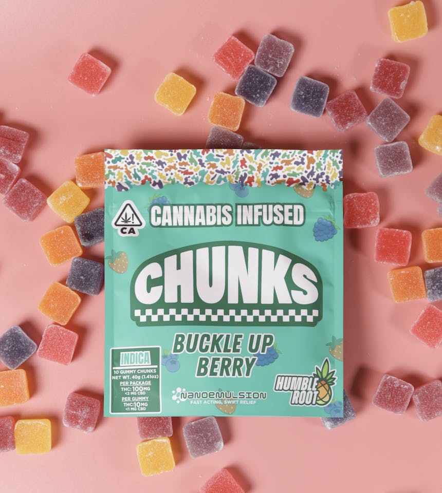 Chunks - Buckle Up Berry Gummies 100mg