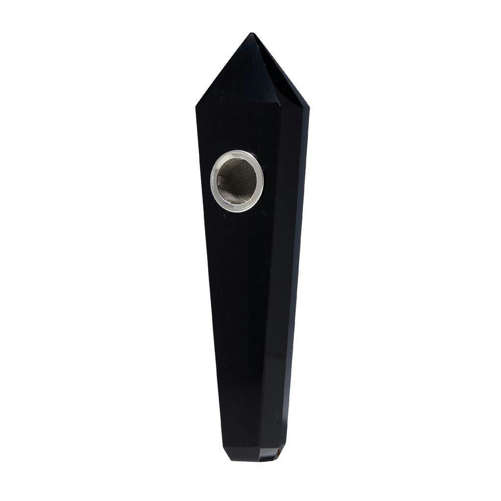 Astral Project Gemstone Pipe Obsidian