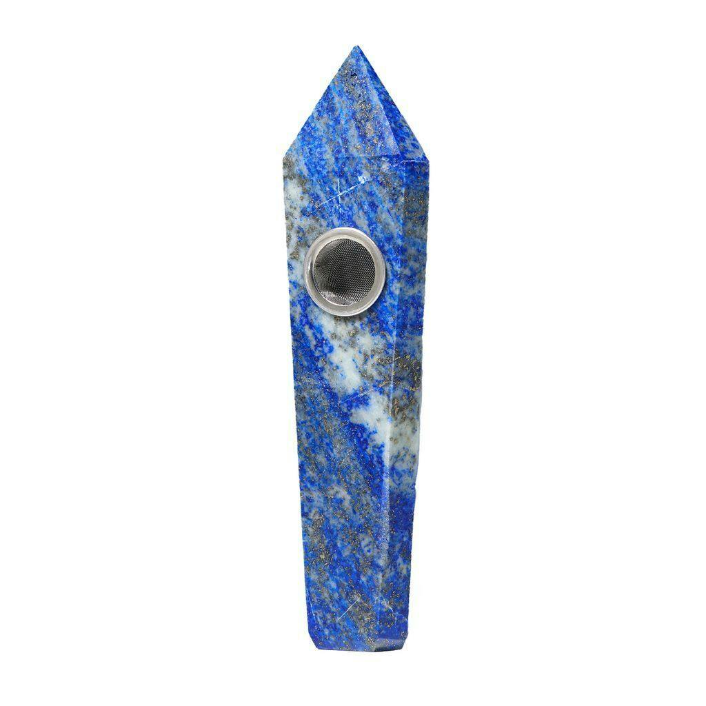 Medusa Gemstone Hand Pipe Lapis Lazuli