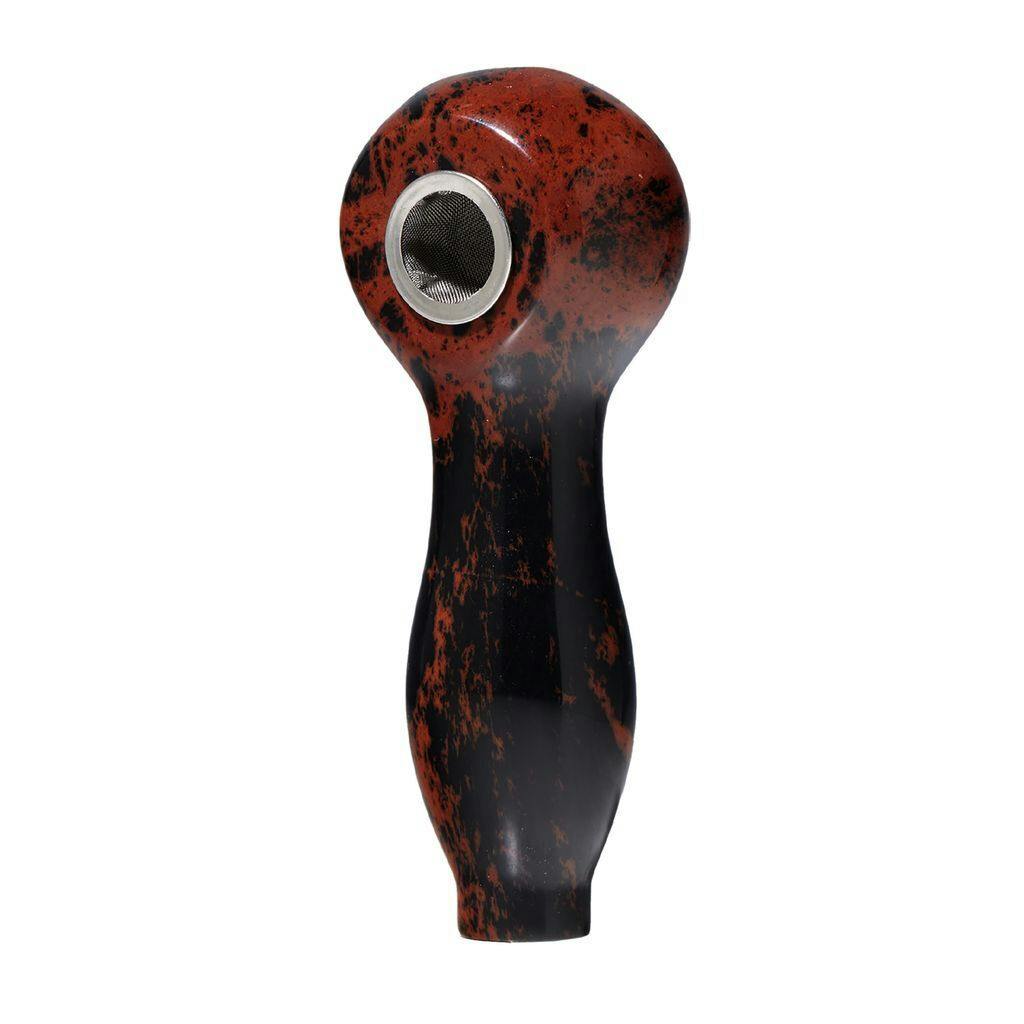 Astral Project Gemstone Spoon Pipe Red Obsidian