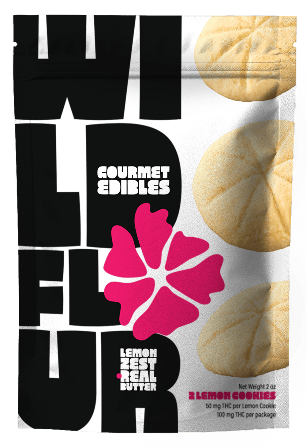Wild Flour Lemon Zest Cookie 100mg [2pk]