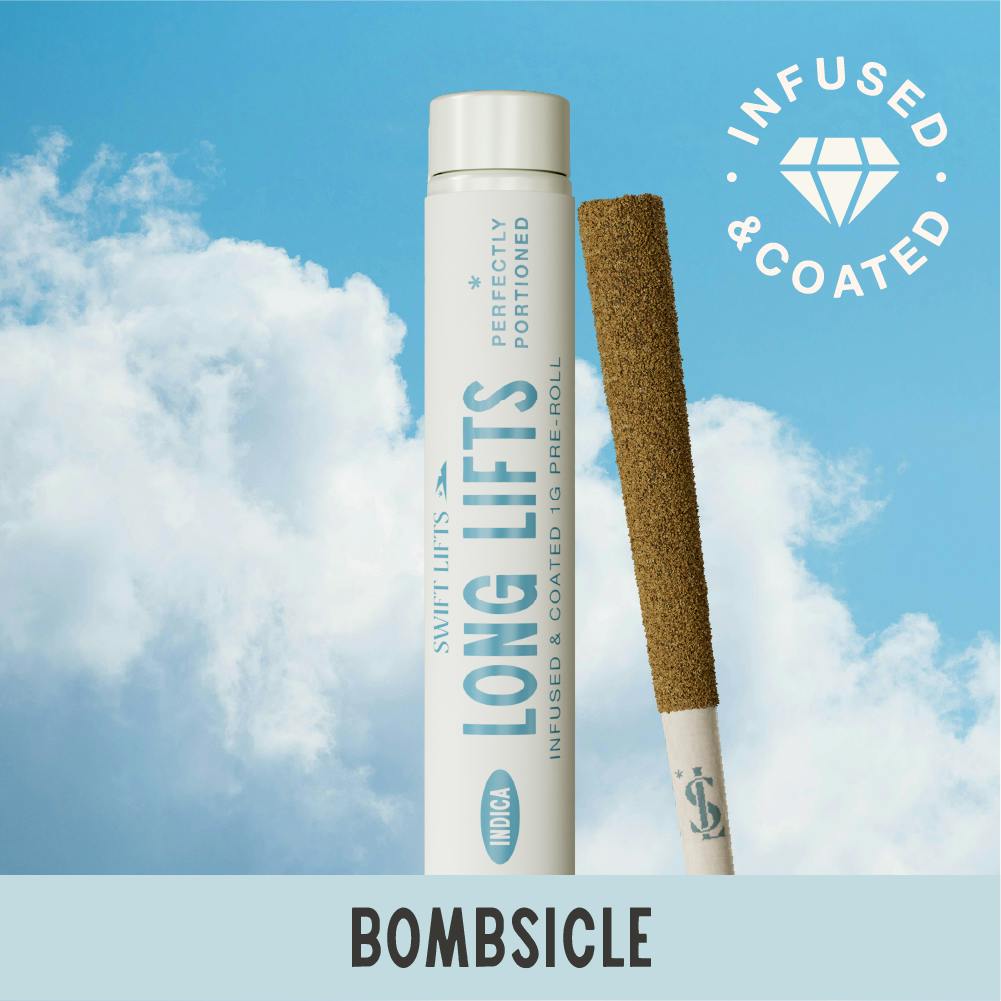 Swift Lifts Long Lift Infused & Coated Bombsicle Infused Pre-Roll 1g