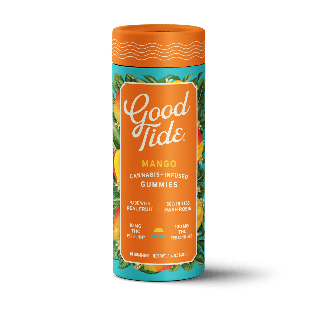 Mango Solventless Hash Rosin Gummies | Mellow by Good Tide