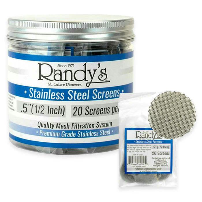 Randy's : 0.5 Stainless Steel Screens - 20 Pack