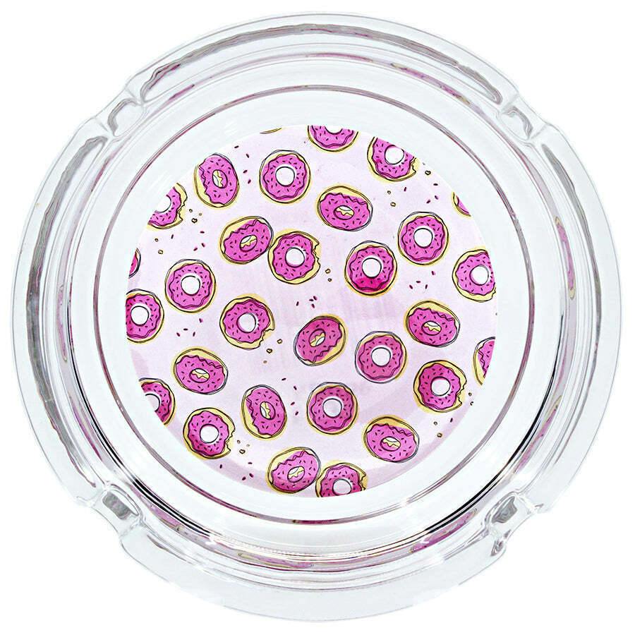 GIDDY : 4" Glass Ashtray | Donut Spread
