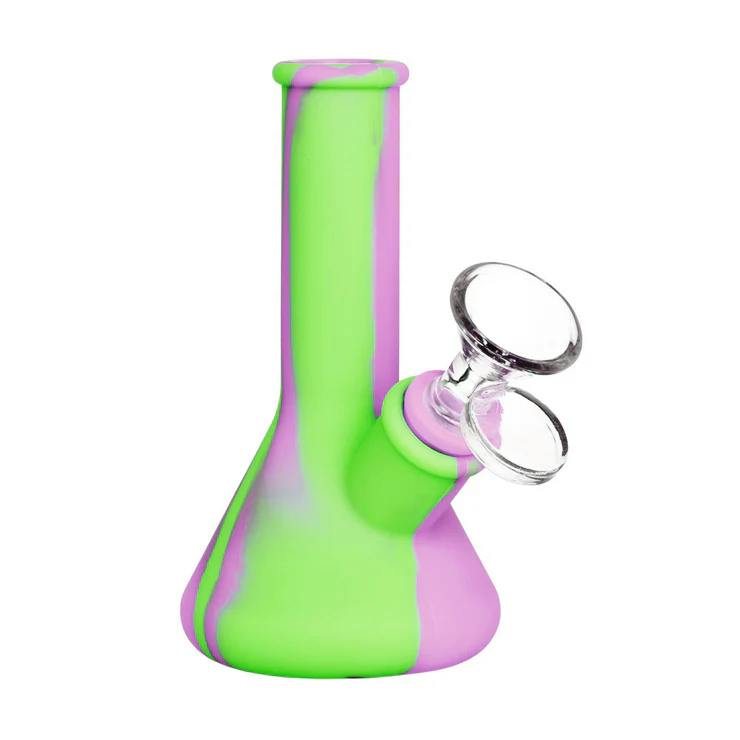 Silicone Mini Beaker Bong - 5"