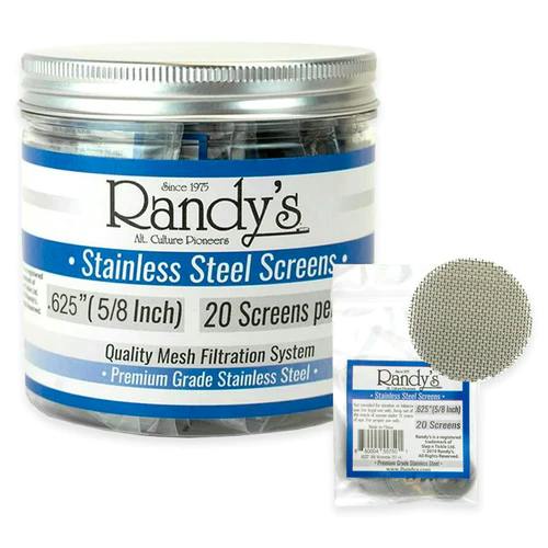 Randy's : 0.625 Stainless Steel Screens - 20 Pack