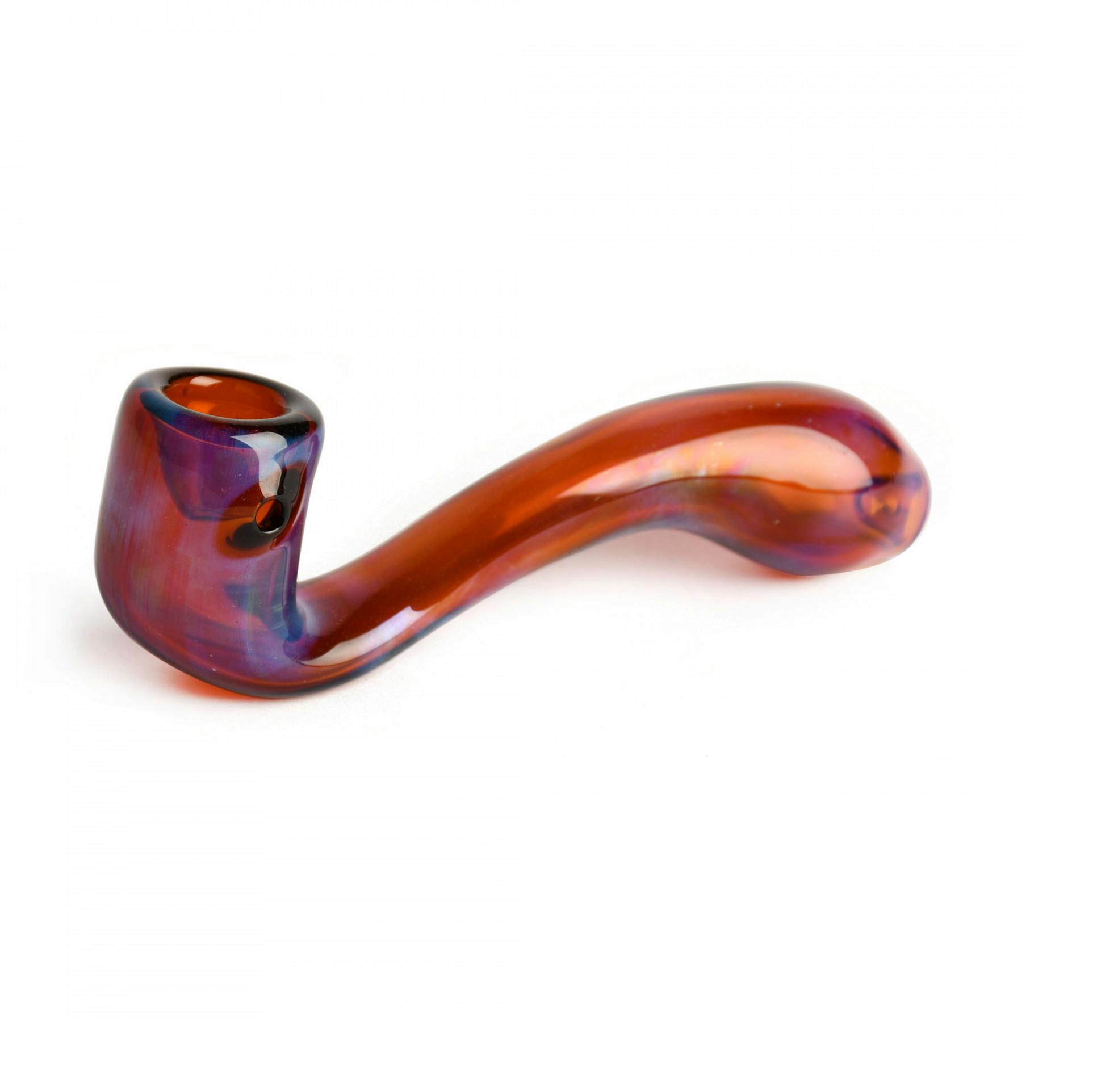 Red Eye Glass - Sherlock Hand Pipe 5.5"