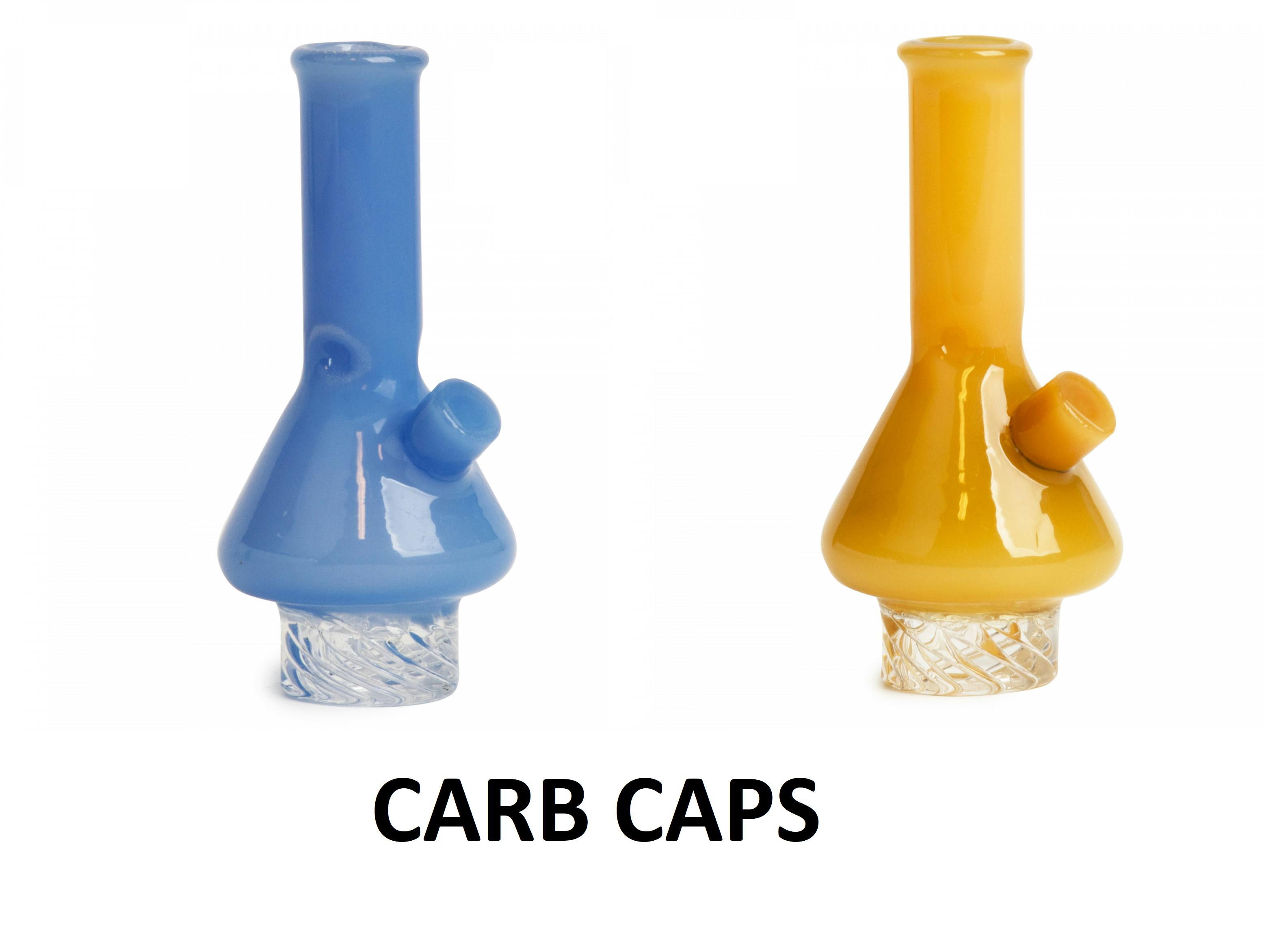 RED EYE GLASS - Beaker Whirlpool Carb Cap (Fits 25mm Bangers)