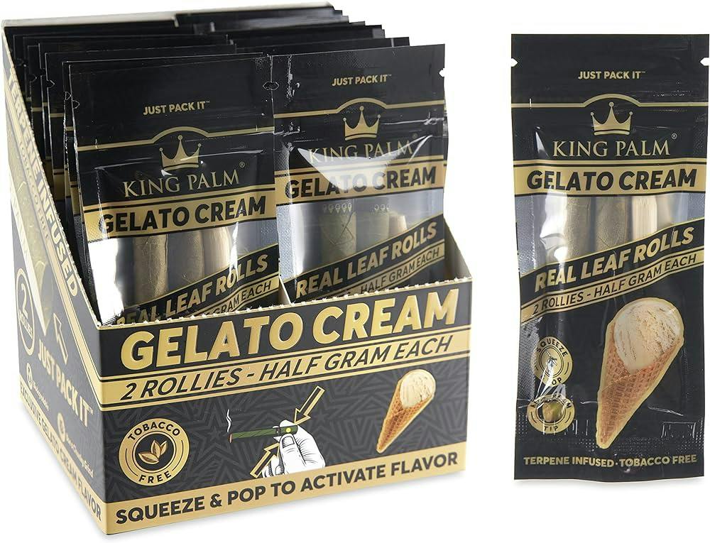 King Palm Gelato Cream Rollie 2PK