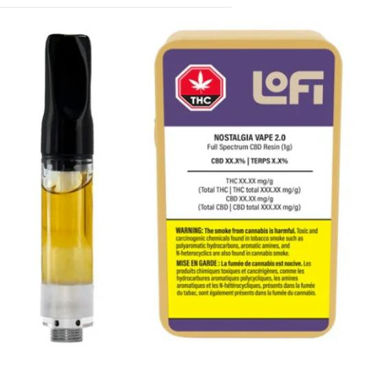 LOFI: Nostalgia CBD Cured Resin Vape Cart - g
