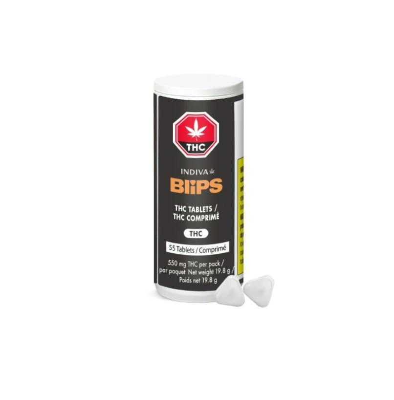 Indiva : Blips THC Tablets - 55 x 10mg