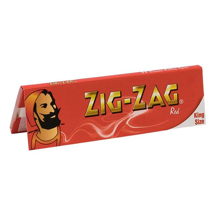 Zig Zag Red Kings Size Rolling Paper