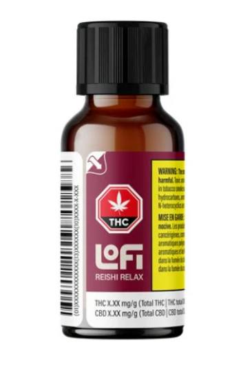 LoFi : Reishi Relax CBD 50 Oil - 1500mgCBD - 30ml