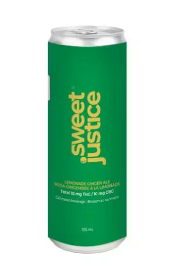 Sweet Justice - Lemonade Ginger Ale THC:CBG - 10:10
