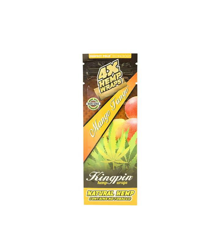 Kingpin : Hemp Blunt Wraps - 4Pcs Mango