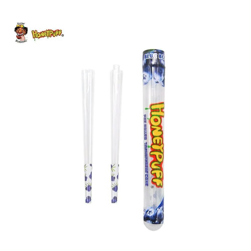Honey Puff - Pre-Rolled Transparent Flavor Cones – 1 1/4 Blueberry